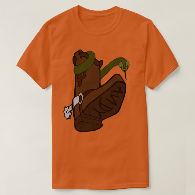 T-shirt Il y a un serpent dans mon démarrage 1 (Design devant)