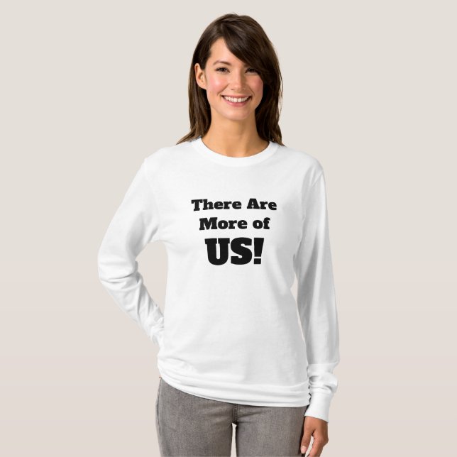 T-shirt Il y en a plus de nous (Devant entier)
