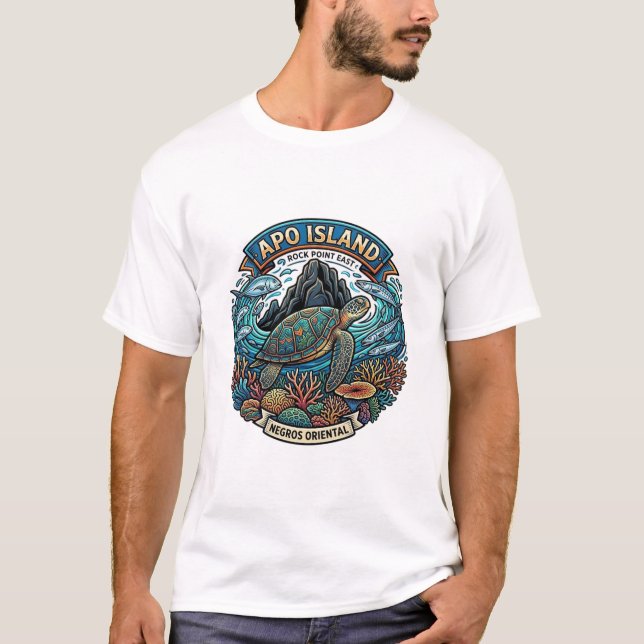 T-SHIRT ÎLE APO NEGROS ORIENTAL PHILIPPINES (Devant)