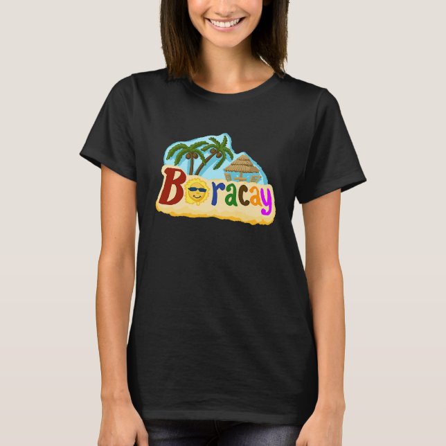 T-shirt Île Boracay Philippines (Devant)