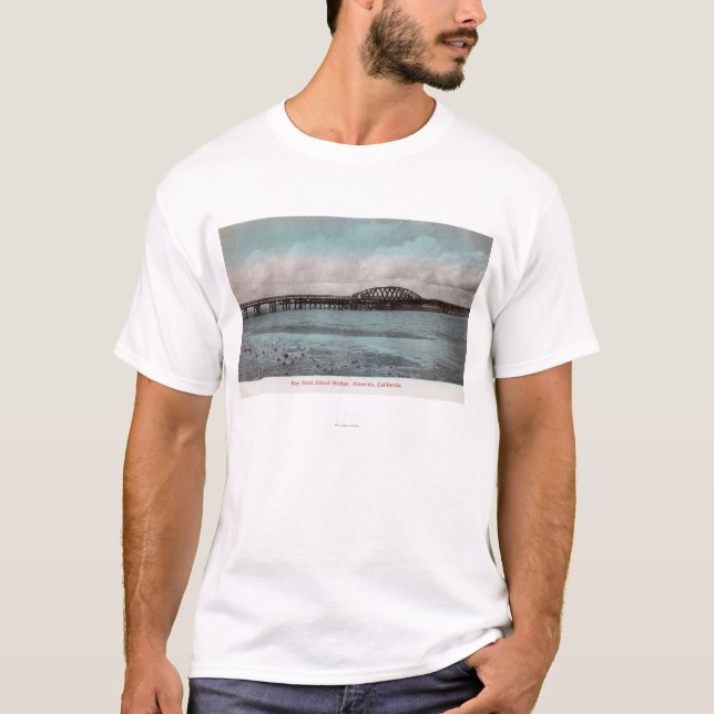 T-shirt Île BridgeAlameda, CA de ferme de baie (Devant)
