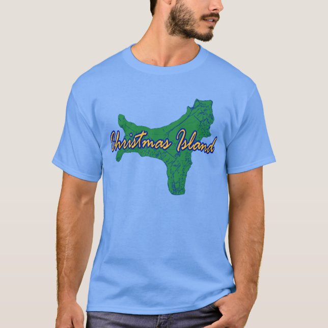T-shirt Île Christmas (Devant)