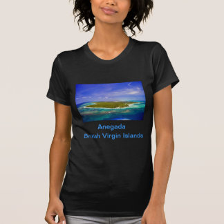 T-shirt Île d'Anegada/drapeau B.V.I