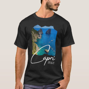 T-shirt Île de Capri  Capri Italie  Capri Souvenir