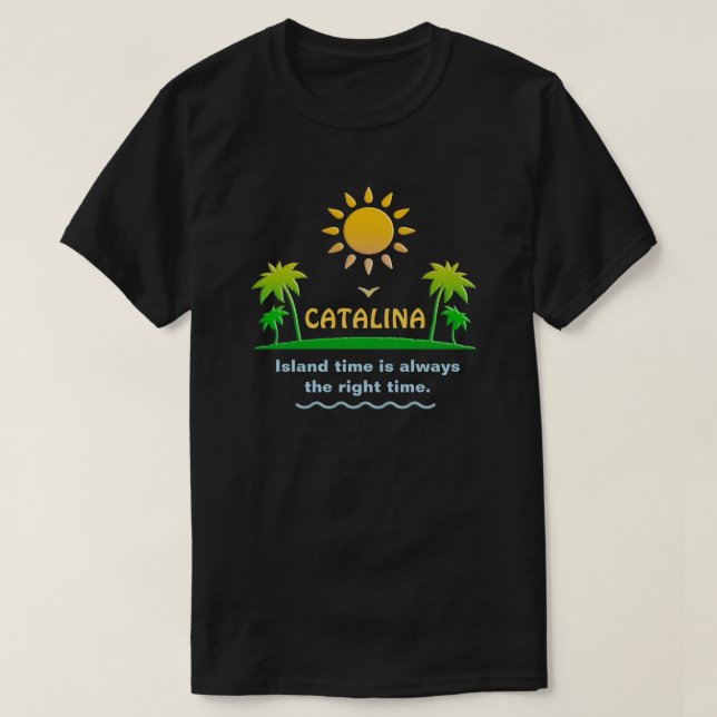 T-shirt Île de Catalina, CA (Design devant)