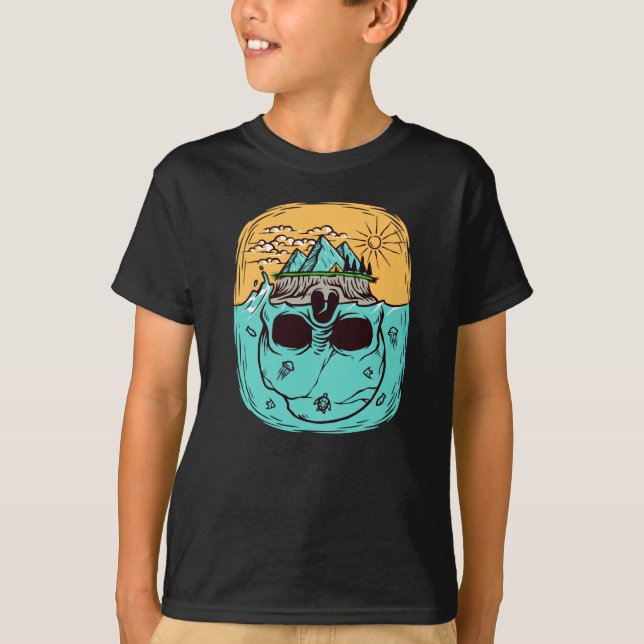 T-shirt Île de Crâne (Devant)