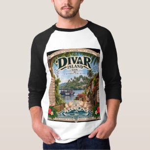 T-shirt Île de Divar — joyau de la rivière Mandovi 🏝️