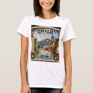 T-shirt Île de Divar — joyau de la rivière Mandovi 🏝️