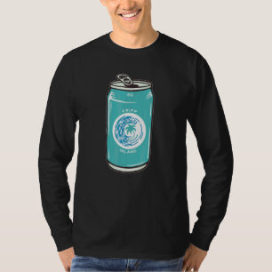 T-shirt Île de Fripp Caroline du Sud Sc Bière Soda Boisson