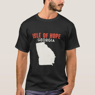 T-shirt Île de Hope Géorgie USA Etat Amérique Voyage Geor