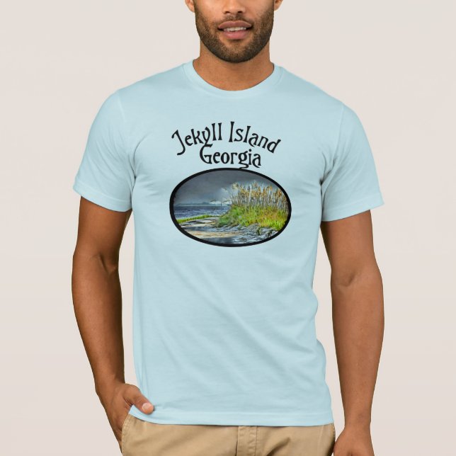 T-shirt Île de Jekyll (Devant)