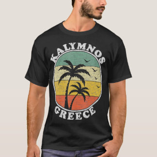 T-shirt Ile de Kalymnos Grèce Vacances été Vint