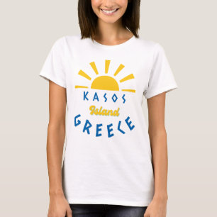 T-shirt Ile de Kasos, Grèce - Sunshine Femmes