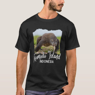 T-shirt Île de Komodo Indonésie Île de Komodo Komodo Drago