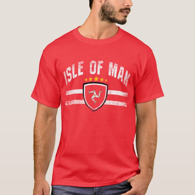 T-shirt Île de Man (Devant)