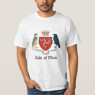 T-shirt ÎLE DE MAN - emblème/drapeau/symbole/manteau des