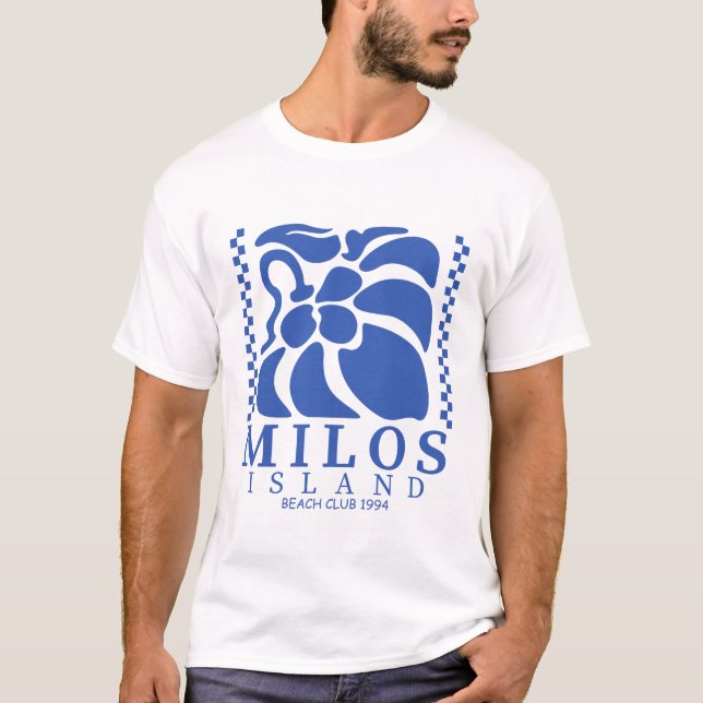T-shirt Île de Milos (Devant)