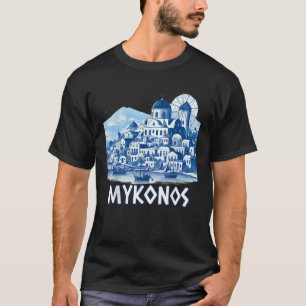 T-shirt Ile de Mykonos Grèce Souvenir grec été Vacati
