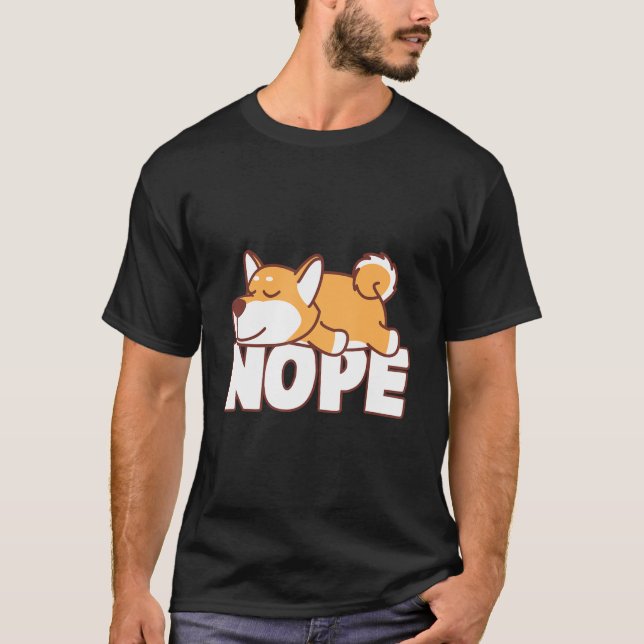 T-shirt Île de Raring | funny nope lapet vend (Devant)