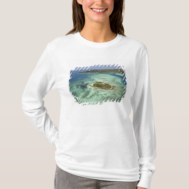T-shirt Île de Wadigi, Îles Mamanuca, Fidji (Devant)