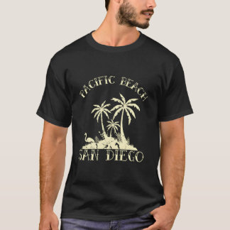 T-shirt Île des palmiers Plage Pacifique San Diego