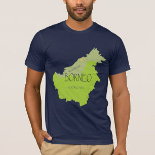 T-shirt Île du Bornéo
