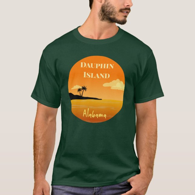 T-shirt Île du Dauphin2 (Devant)