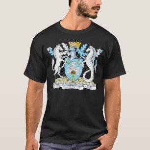T-shirt Île du manteau de Wight des bras