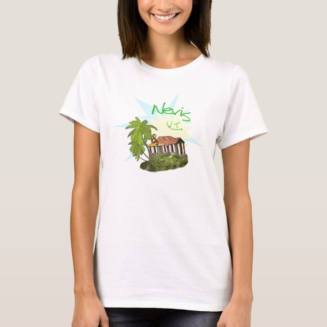 T-shirt Île du Niévès (Devant)