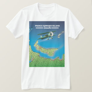 T-shirt Île-du-Prince-Édouard, carte du Canada.