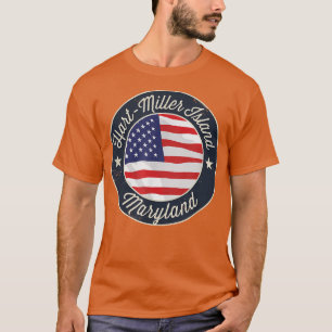 T-shirt Île Hart-Miller - Souvenir du Maryland patriotique
