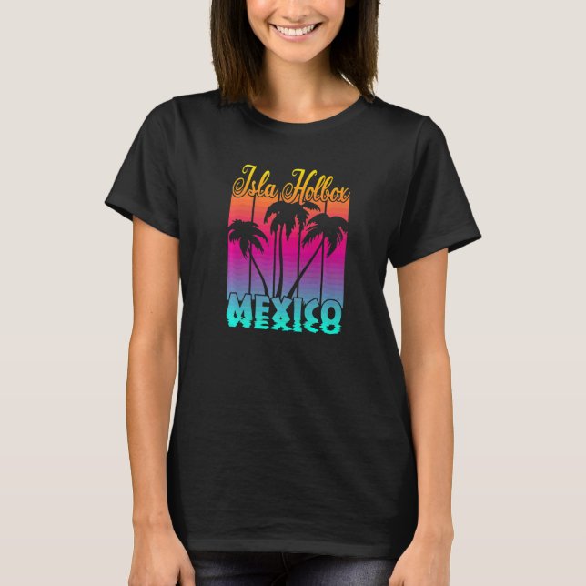 T-shirt Île Holbox Mexique (Devant)