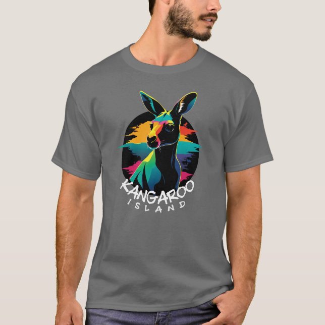 T-shirt Île Kangourou (Devant)