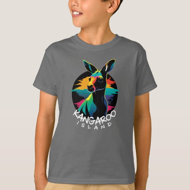 T-shirt Île Kangourou (Devant)