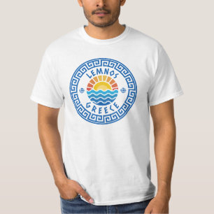 T-shirt Île Lemnos, Grèce - Soleil Et Mer