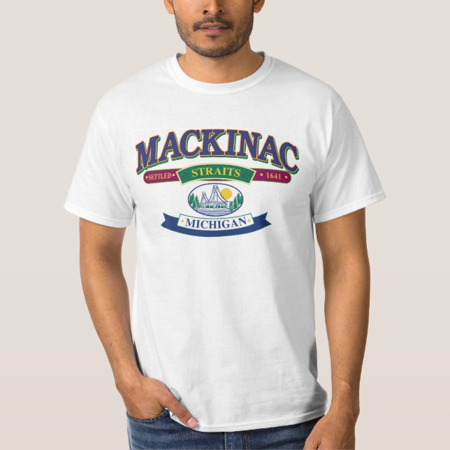 T-shirt Île Mackinac - Michigan (Devant)