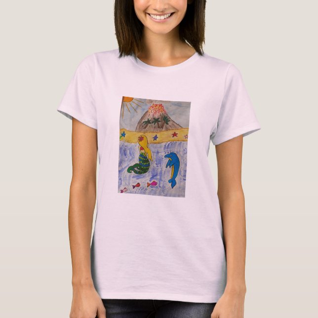 T-shirt Île Mermaid (Devant)