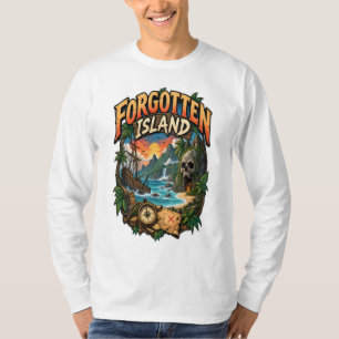 T-shirt Île oubliée – Aventure pirate Île tropicale