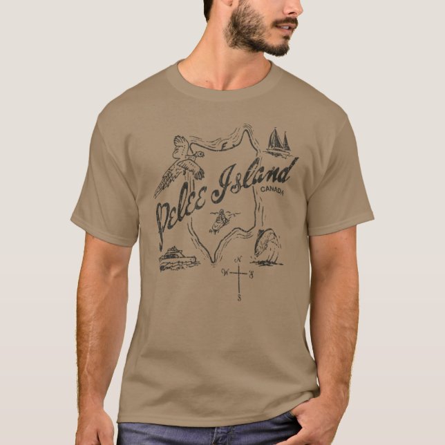 T-shirt Île Pelee 1868 (Devant)