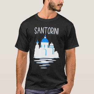 T-shirt Île Santorin Grèce Ellada Vertical Grèce Isl