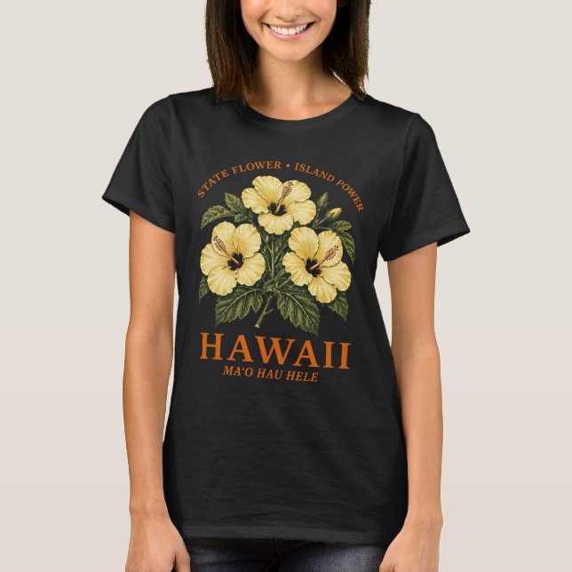 T-shirt Île Sunshine Hawaiian Hibiscus (Devant)