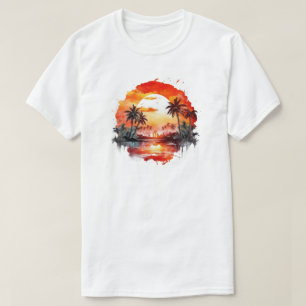 T-shirt Île Tropicale
