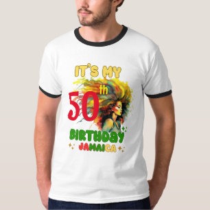 T-shirt Ile Vibes Jamaïque Anniversaire Groupe de Filles C