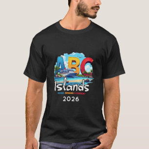 T-shirt Îles Abc Aru Bonaire Curacao Croisière Vacances 20