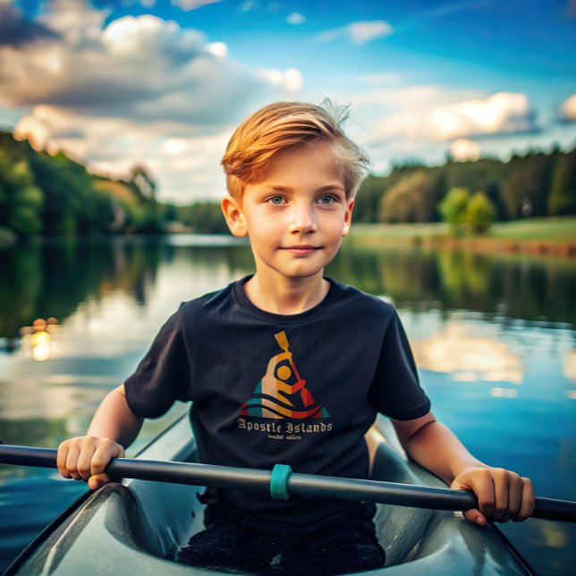 T-shirt Iles Apôtres Rétro Kayak (Créateur téléchargé)
