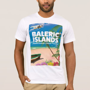 T-shirt îles baléares paradis méditerranéen