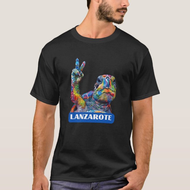 T-shirt Îles Canaries Lanzarote (Devant)