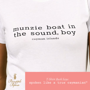 T-shirt Iles Cayman Folk Chanson Munzie Bateau Personnalis