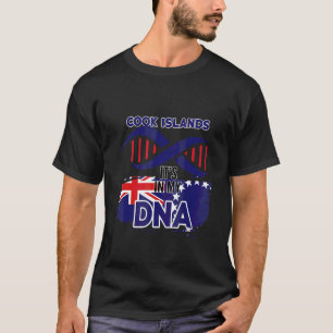 T-shirt Îles Cook Dans Mon Sang