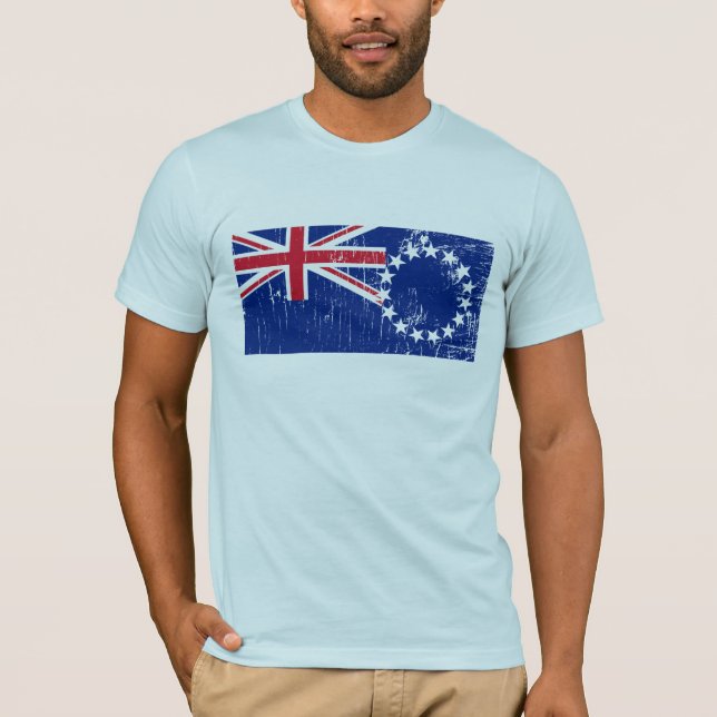 T-shirt Îles Cook vintages (Devant)